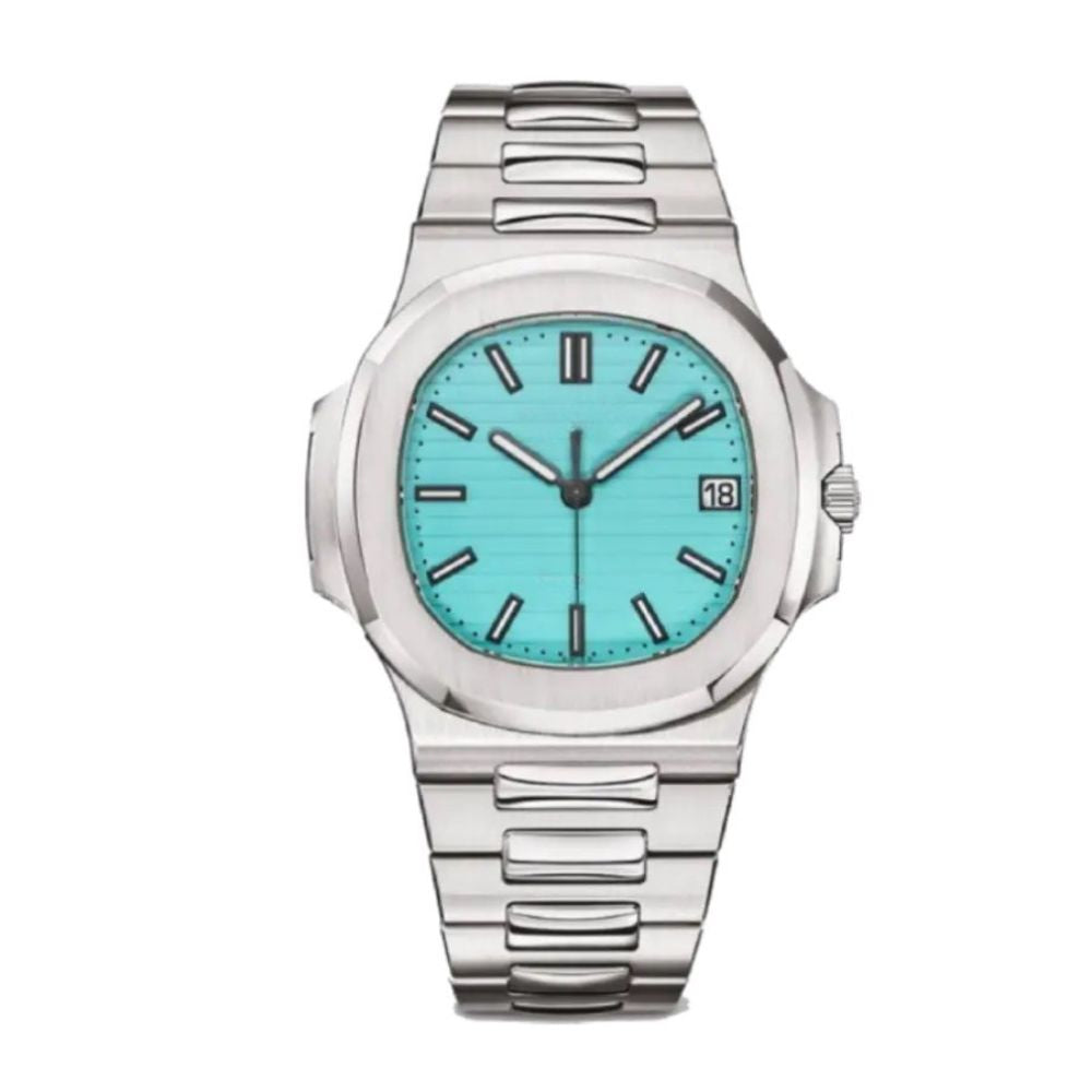 Nautilus Blue Silver